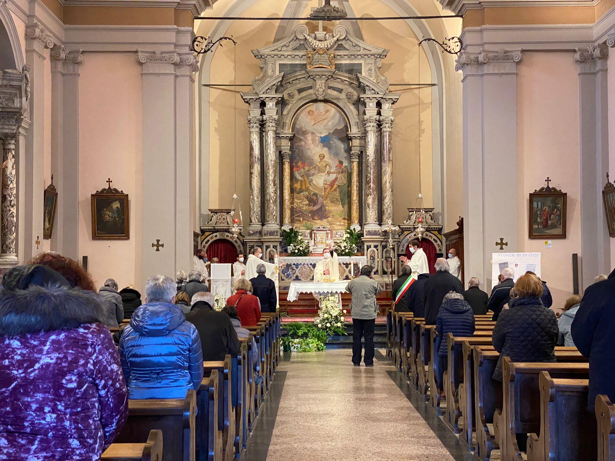 Immagine per Ronchi, lacrime e commozione per il ricordo di don Renzo Boscarol, San Lorenzo gremita